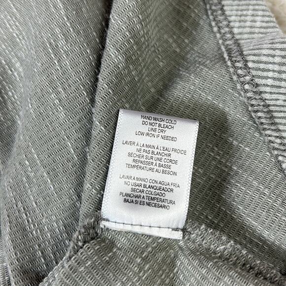 H.I.P. HIP grey ribbed ballerina skater dress, size med - Picture 9 of 9
